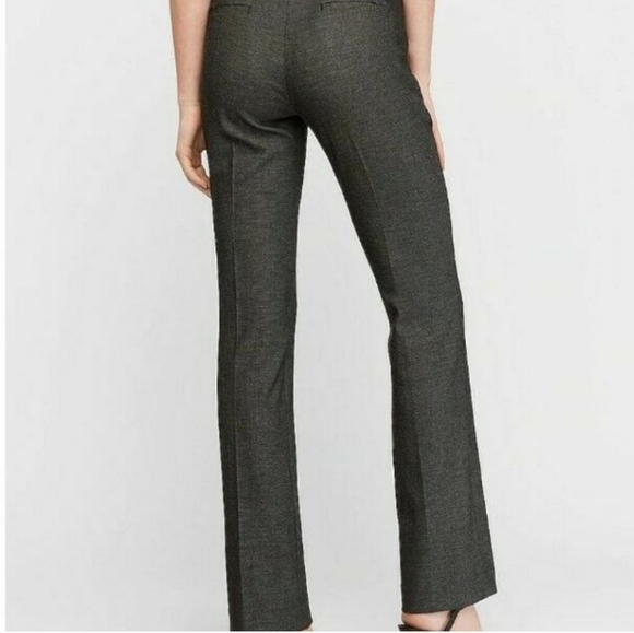 Express Columnist Barely Boot Gray Pants Office Work 4S - Picture 3 of 13